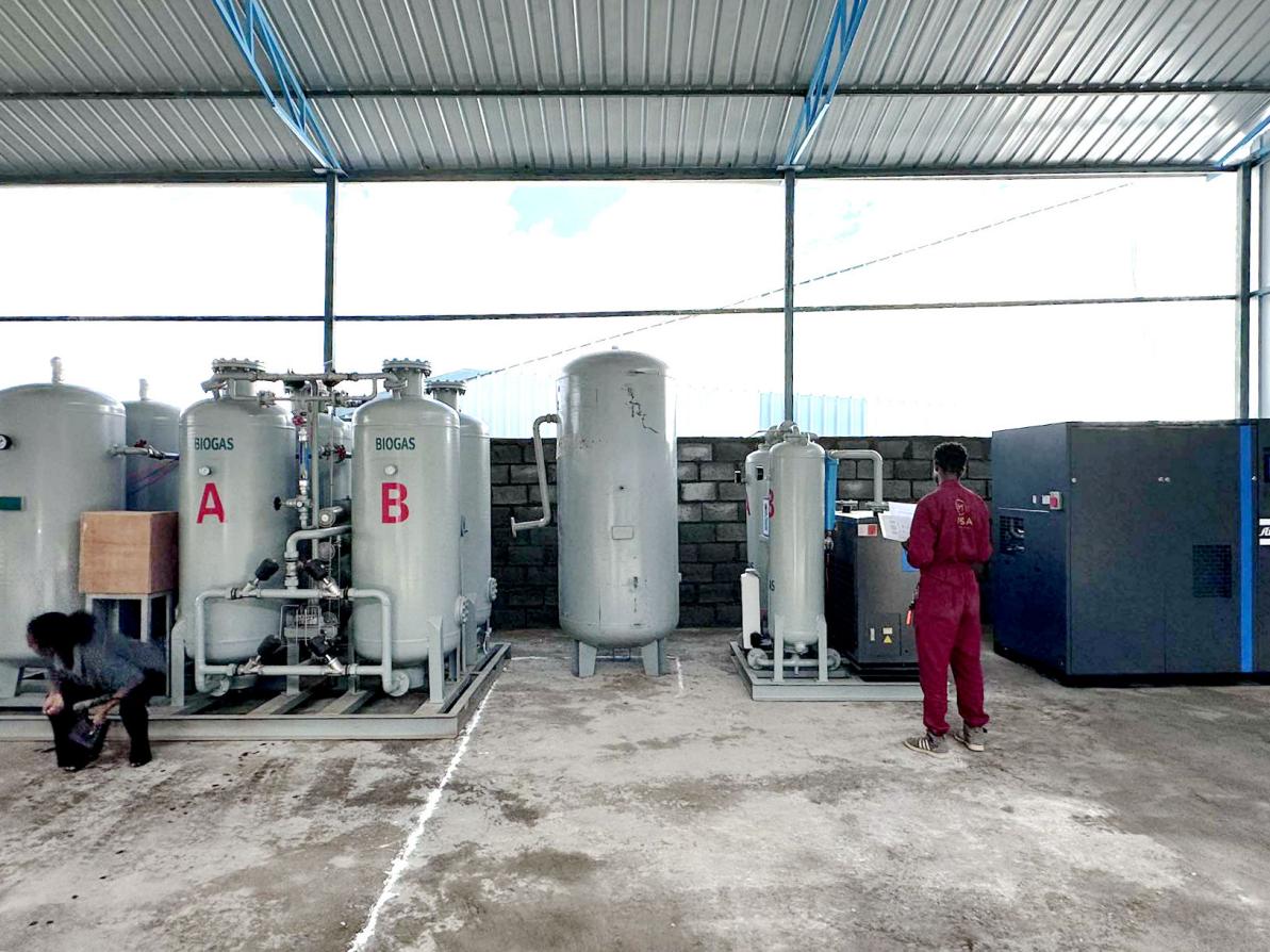 Generatorul de oxigen NUZHUO produce 1.800 M³/zi de oxigen în Etiopia. Ajută ...